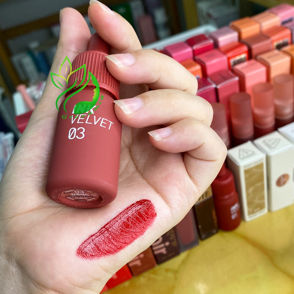 Son Ink 03 Red Only Đỏ Gạch Pha Hồng Son Kem Lì Peripera Ink Velvet Lip Tint Mới Nhất 4g