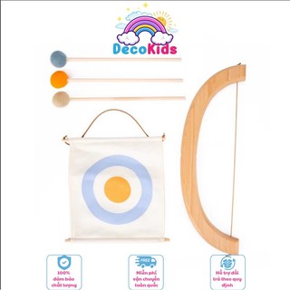 Cung tên đồ chơi thể thao cho bé DECOKIDS thiết kế bằng gỗ loại cao cấp, đồ chơi bắn cung an toàn