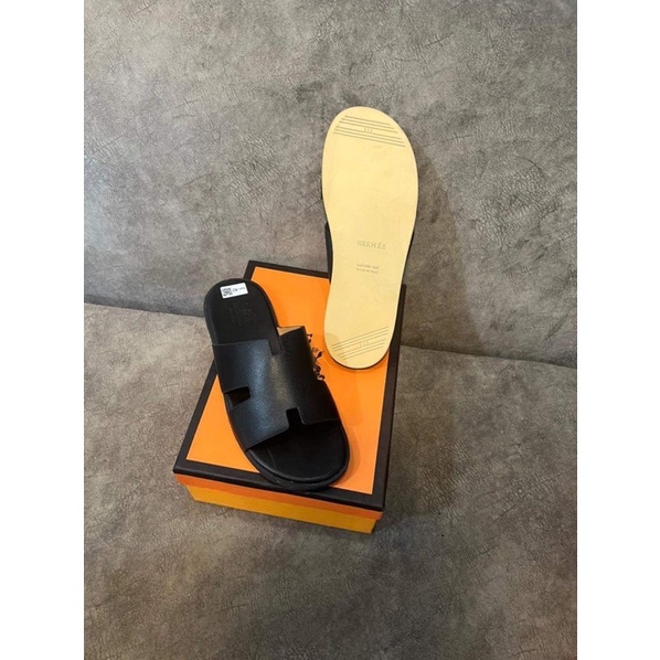 Dép hermes đế gỗ