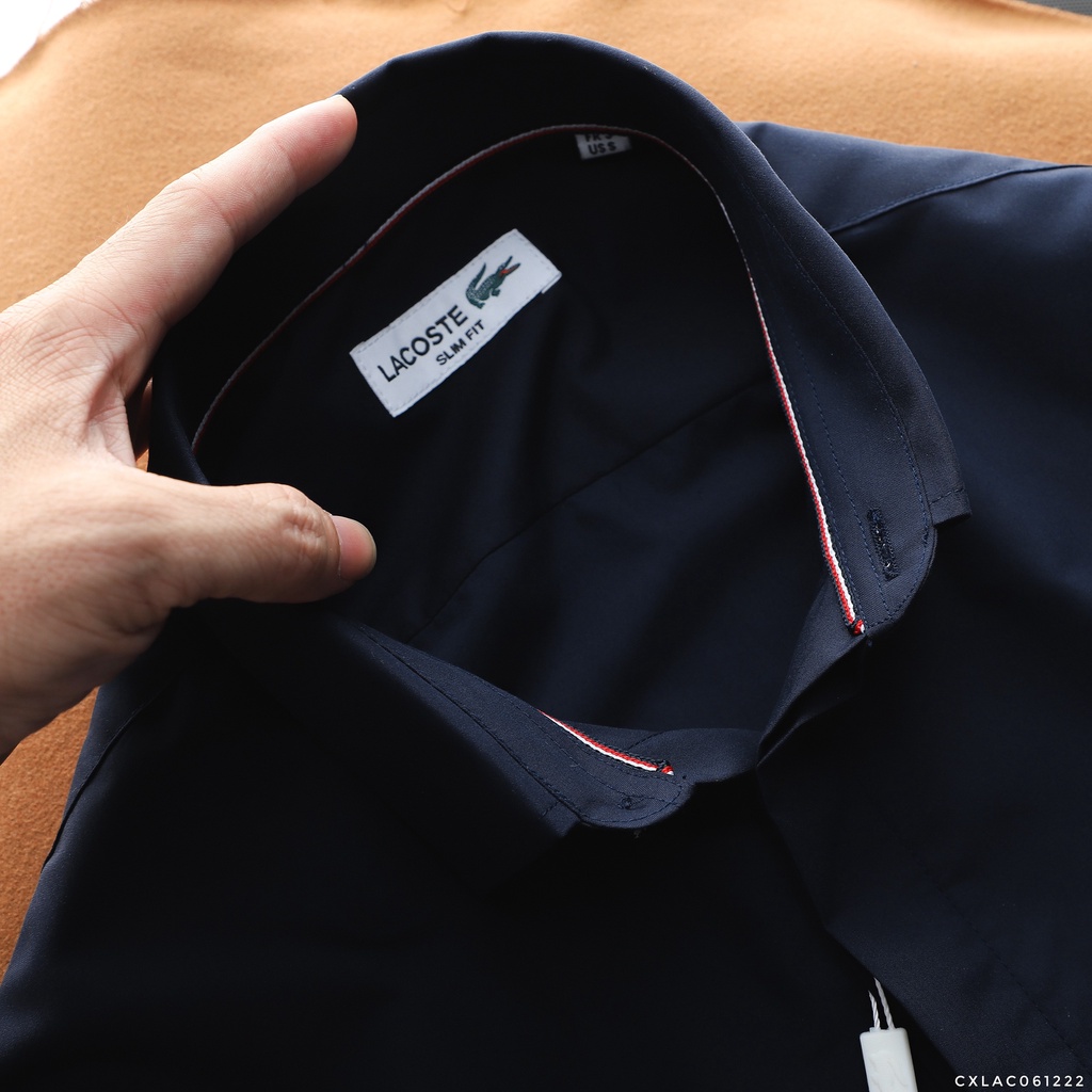 Áo sơ mi nam tay dài  kiểu giấu nút, chất vải modal chính phẩm, mịn mát 61222