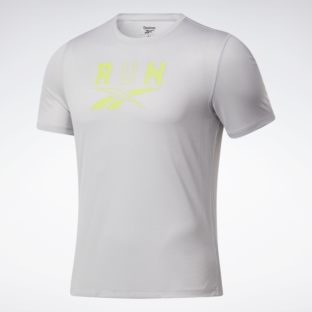 Reebok RUNNING Áo thun Tập luyện Nam Essentials Ss Graphic Tee Màu xám GR9243