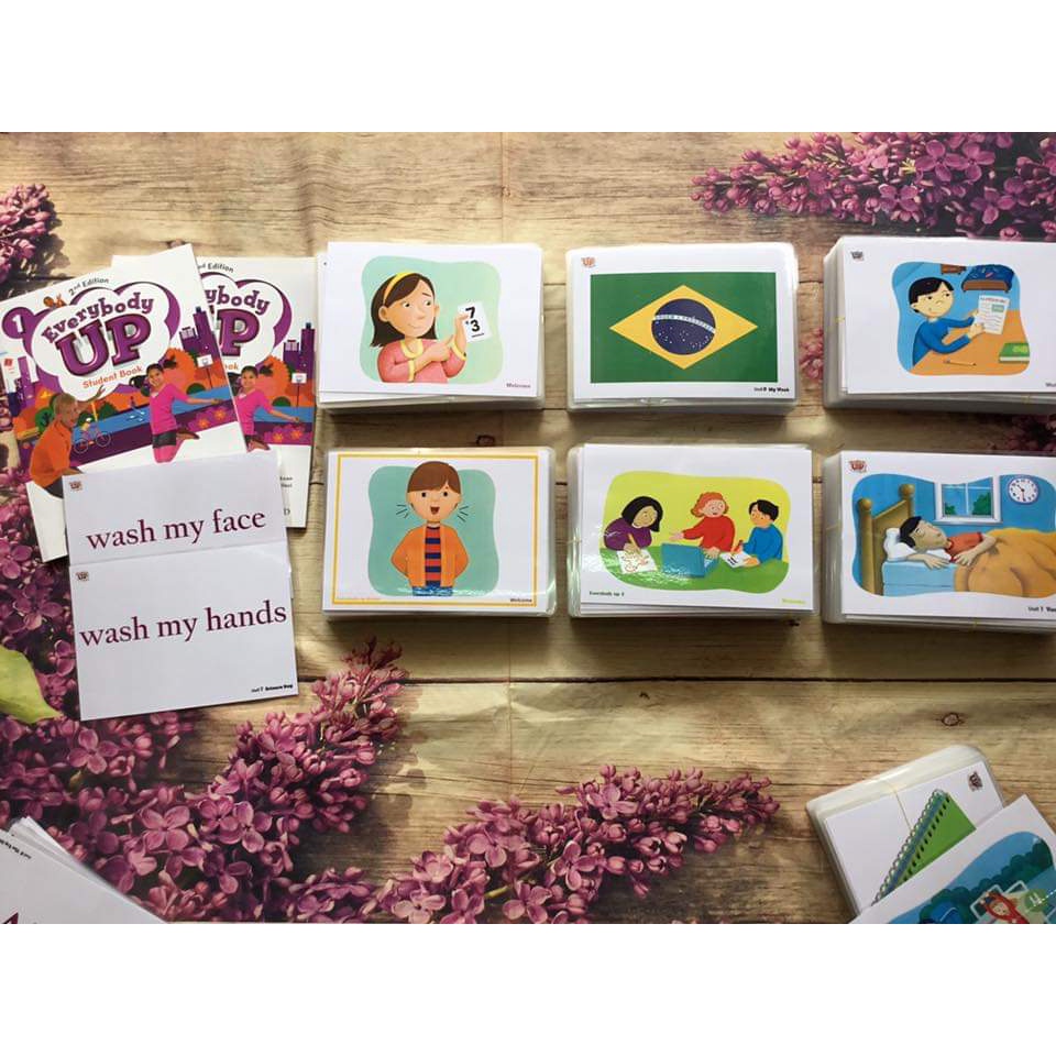 Flashcard Everybody up starter,1,2,3,4,5,6