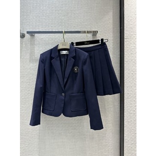 Set váy áo dài tay nữ Dior CD sành điệu, thanh lịch