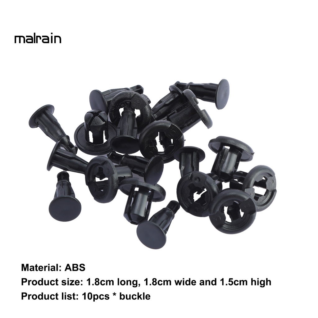 Bộ 10 Đinh Tán Bằng ABS Chống Ăn Mòn Dễ Lắp Đặt Cho TOYOTA RAV4