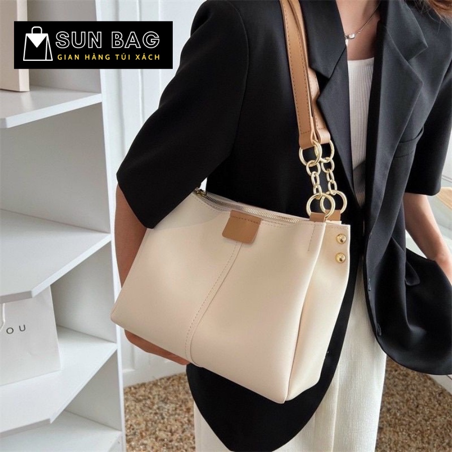 Túi Tote nữ SUN Bag, túi đi chơi, đi học, đi làm, da cao cấp, thời trang, sang trọng SB437 | BigBuy360 - bigbuy360.vn