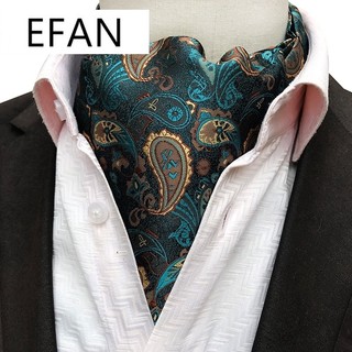 Cà vạt in họa tiết Paisley thêu hoa thời trang mới cho nam dự tiệc cưới