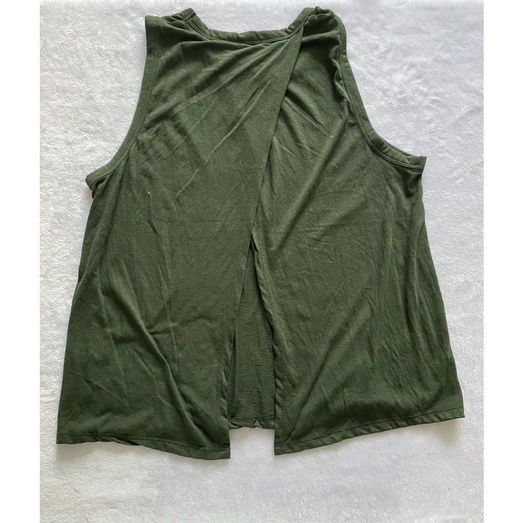 Áo Tank-top vạt chéo J.Crew- Chất thun cotton siêu thấm mồ hôi