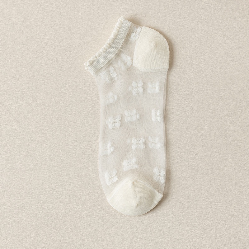 Vớ Cotton Mỏng Thoáng Khí Thấm Hút Mồ Hôi Phong Cách Nhật Bản Cho Nữ