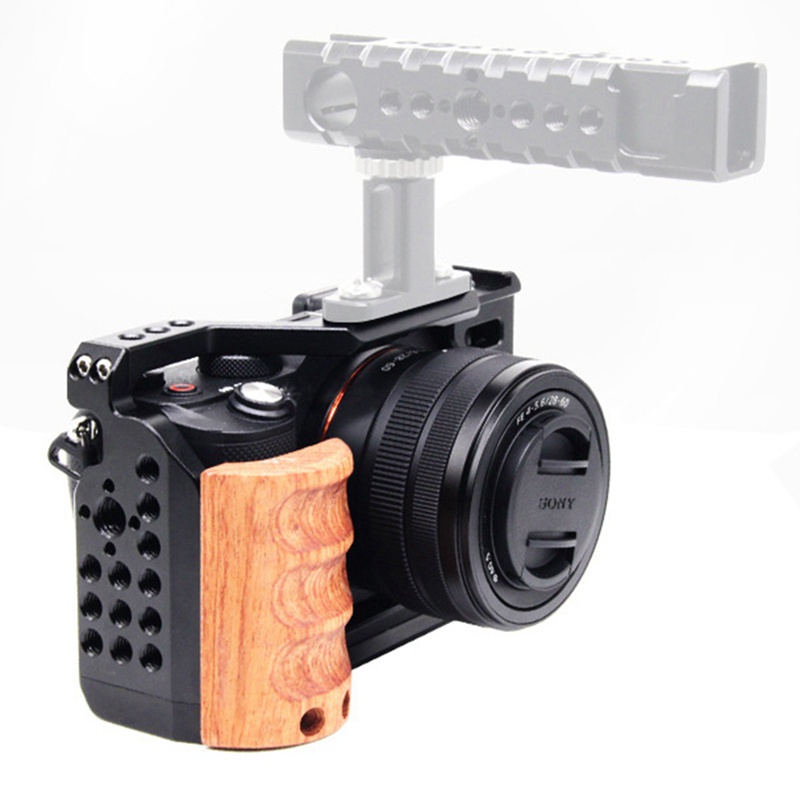 Khung Máy Ảnh Sony A7C Bằng Gỗ Kèm Phụ Kiện