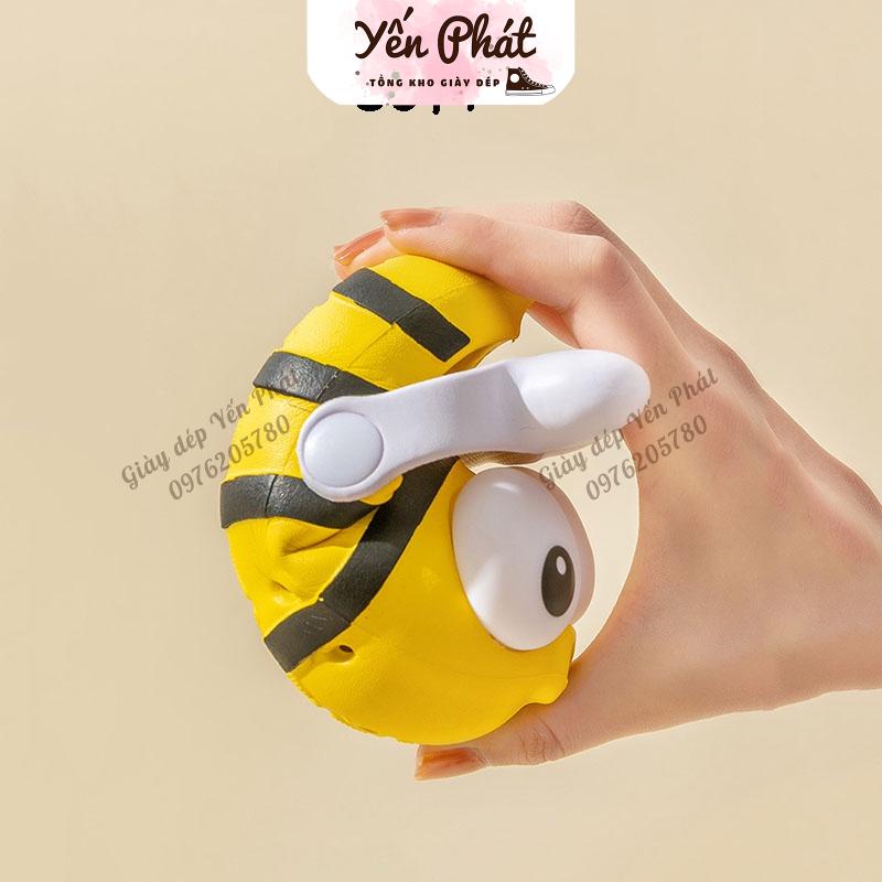 Dép EVA Chống Trượt Họa Tiết Chú Ong Hoạt Hình Thời Trang Mùa Hè Xinh Xắn Cho Bé Size 18-23 MS9015