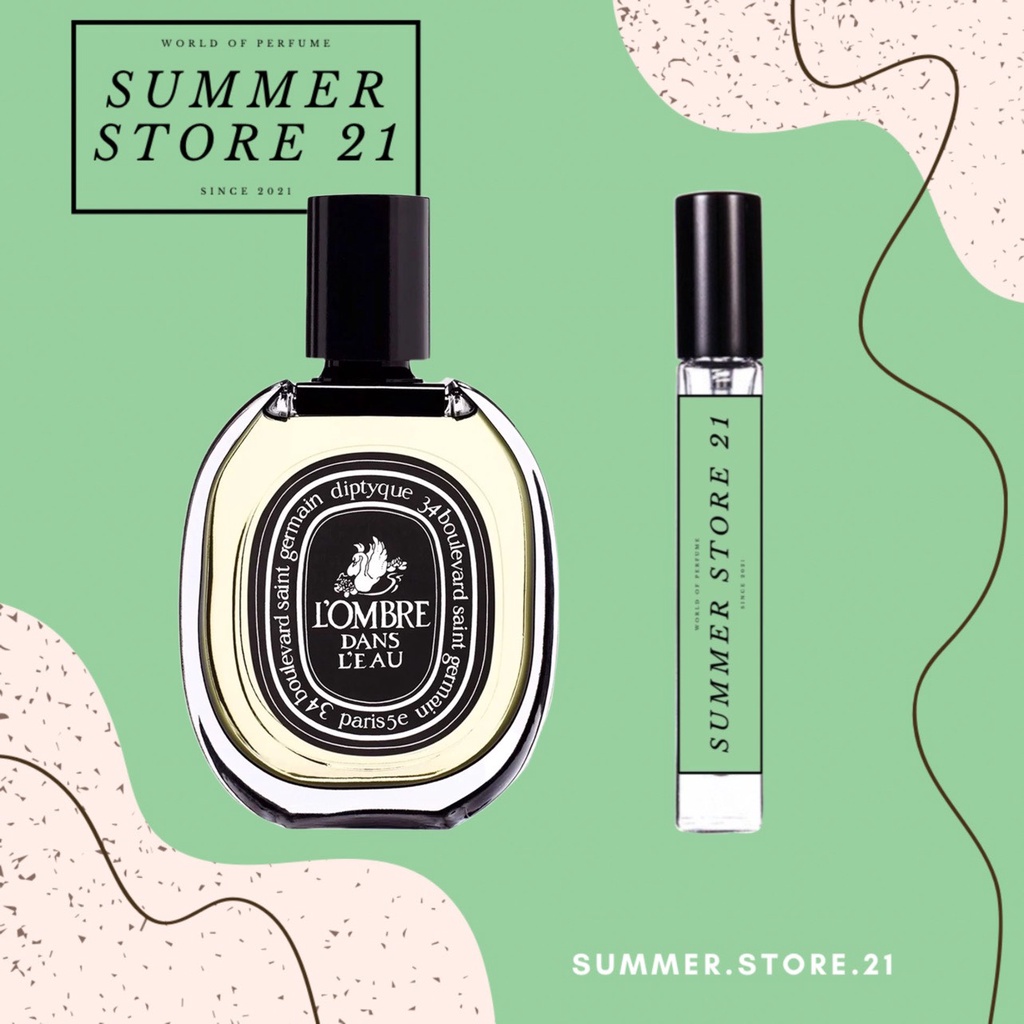 Nước hoa dùng thử Diptyque L'Ombre Dans L'Eau EDT - 5𝘮𝘭/10𝘮𝘭