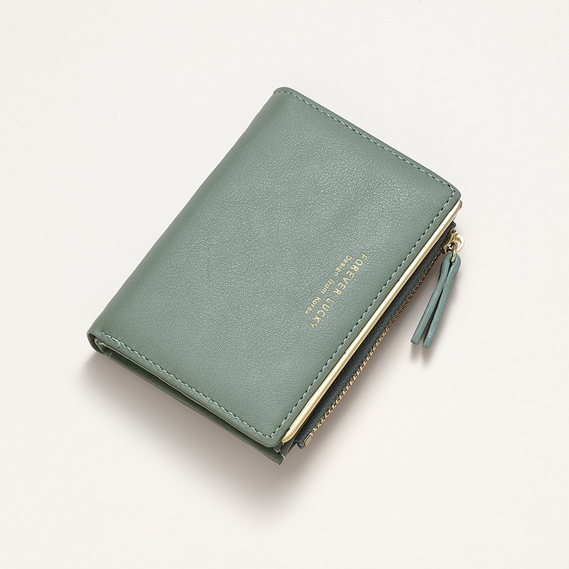 Ví Đựng Thẻ Màu Trơn Đơn Giản Phong Cách Hàn Quốc Cho Nữ