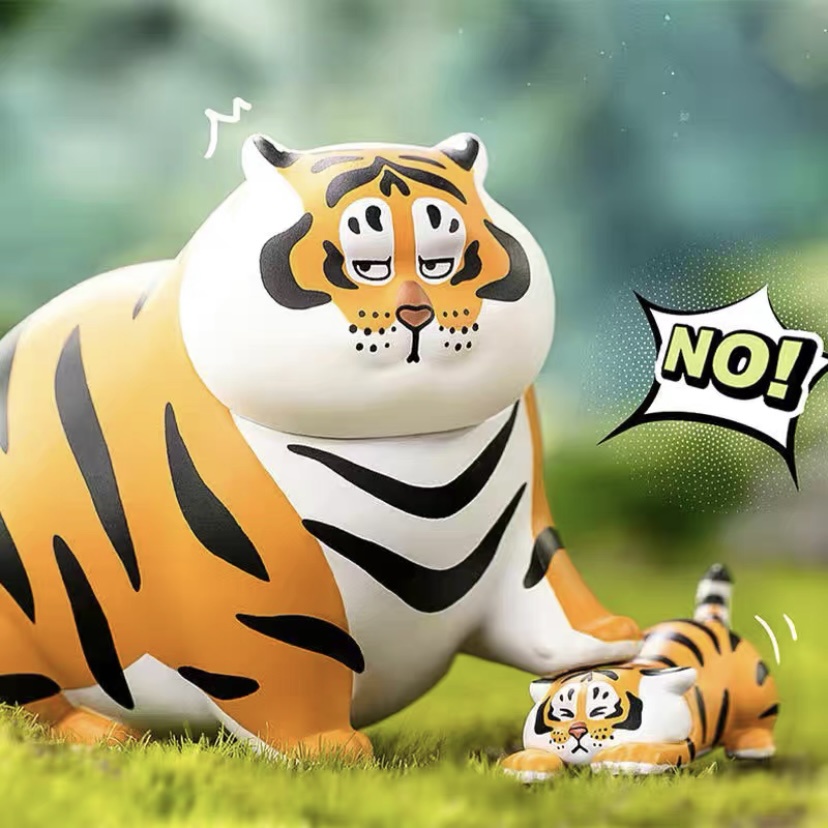 Mô Hình Búp Bê 2 Chú Hổ Panghu & Baby Series Dễ Thương Dùng Làm Quà Tặng Cho Bạn Bè