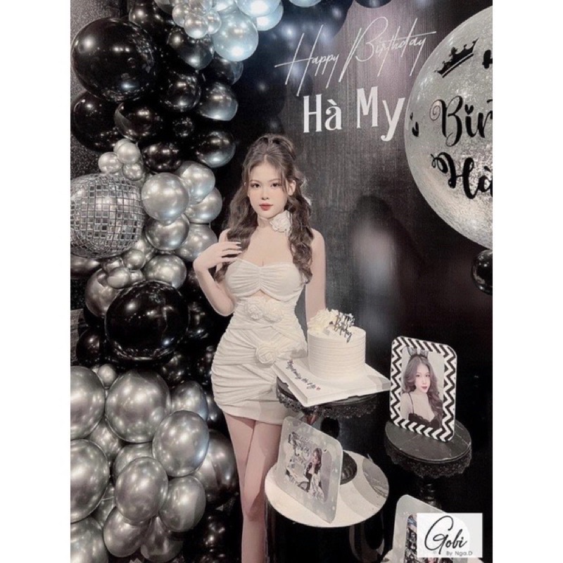 [FREESHIP-Kèm choker] Đầm body ôm nữ đuôi cá khoét eo cột dây eo và cổ tay cánh tiên mặc được 2 kiểu 5 màu