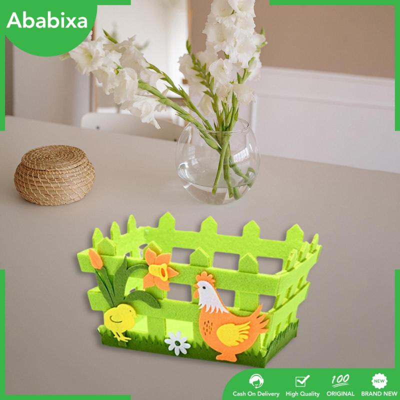 Giỏ Đựng Trứng Phục Sinh Bằng Vải Không Dệt Bền Bỉ Có Thể Tái Sử Dụng Cho Phòng Khách / Tiệc Giáng Sinh