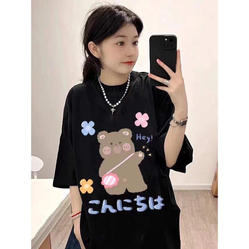 NRVP Áo Thun 100% Cotton Tay NgắN Plus Size Cho Nam Và Nữ