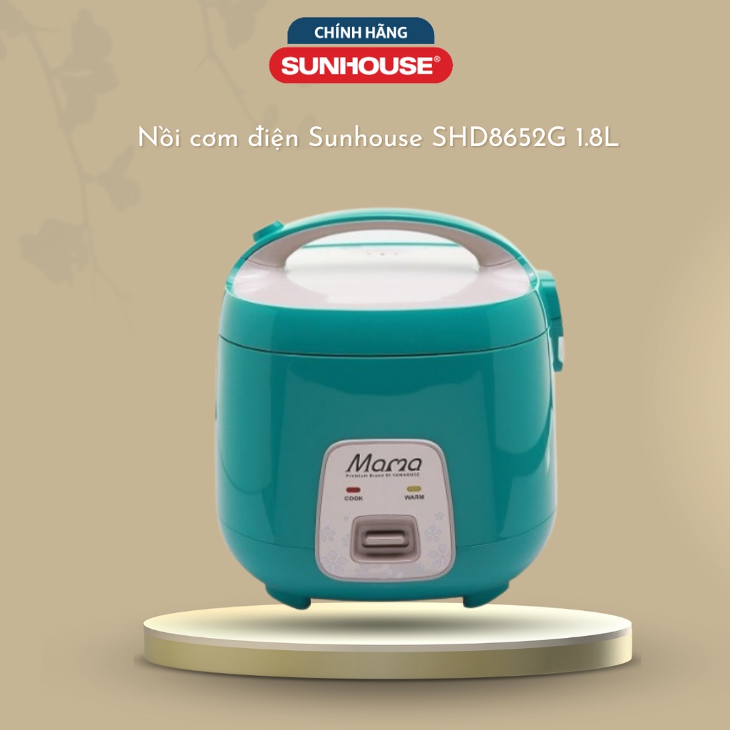 Nồi cơm nắp gài Sunhouse Mama 1.8 lít SHD8652G - hàng trưng bày