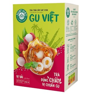  Trà Trái Cây Hạt Chia Gu Việt Vị Vải Hộp 200G 
