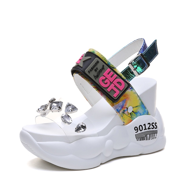 Xăng đan 10cm giả kim cương siêu đẹp 2023