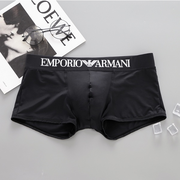 Quần Lót boxer Vải Lụa Lạnh Mềm Thoáng Khí Thoải Mái Cho Nam