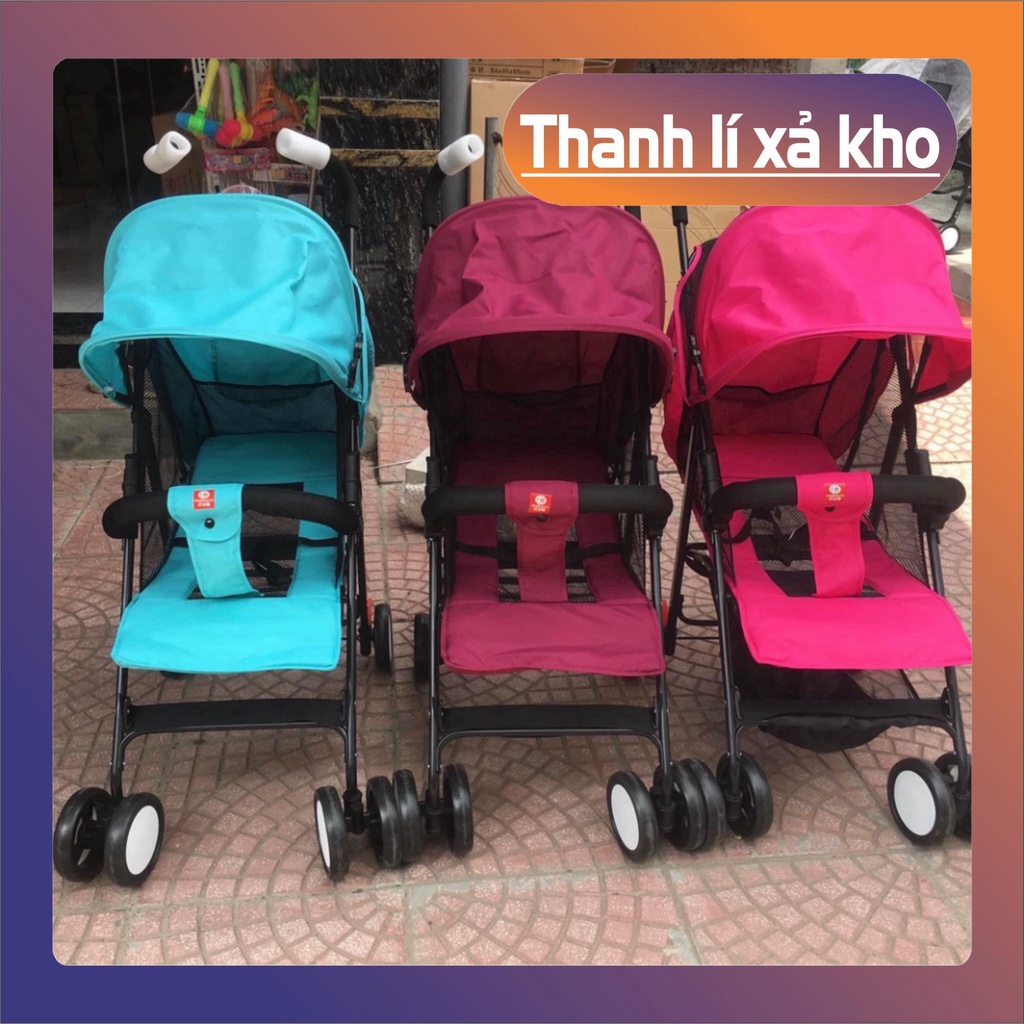 Xe đẩy sơ sinh 3 tư thế nằm ngả ngồi cho bé , gấp gọn