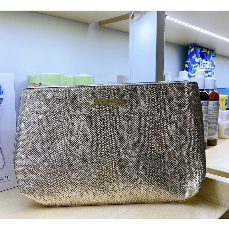 Túi đựng mỹ phẩm ESTEE LAUDER bằng da
