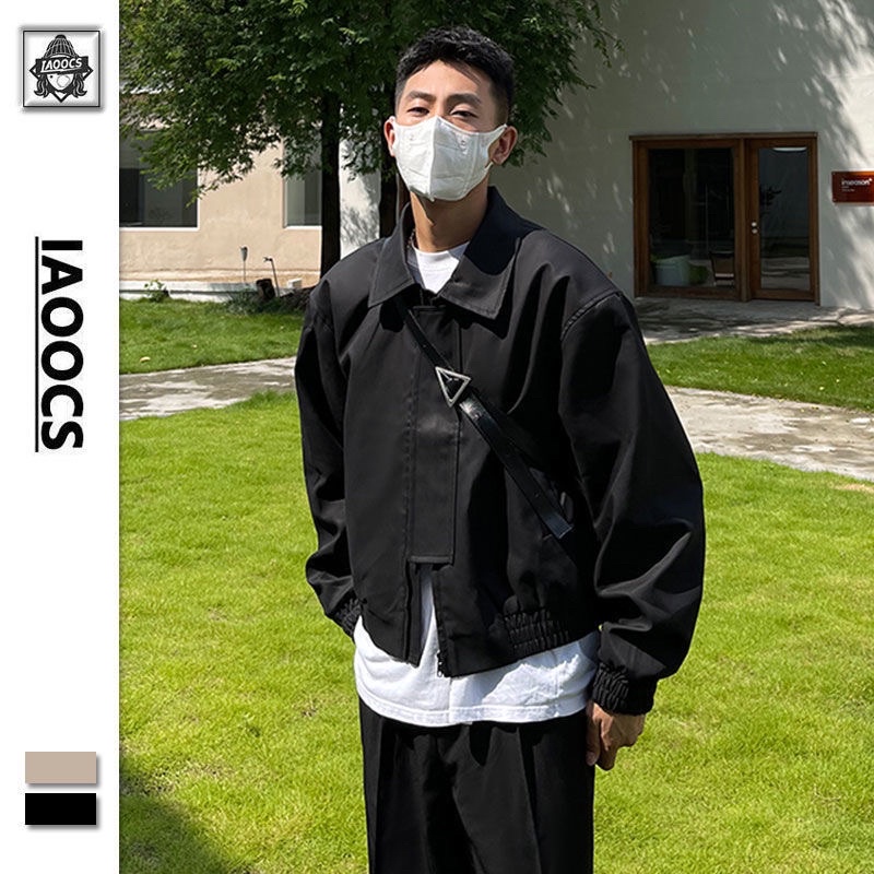 CROPPED JACKET - Áo khoác khaki lót dù streetwear nam nữ