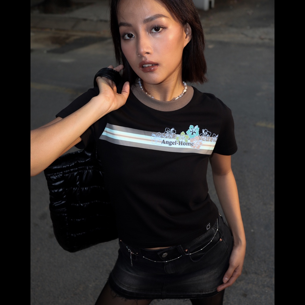 Áo Thun Nữ Babytee PRADIES Hibicus