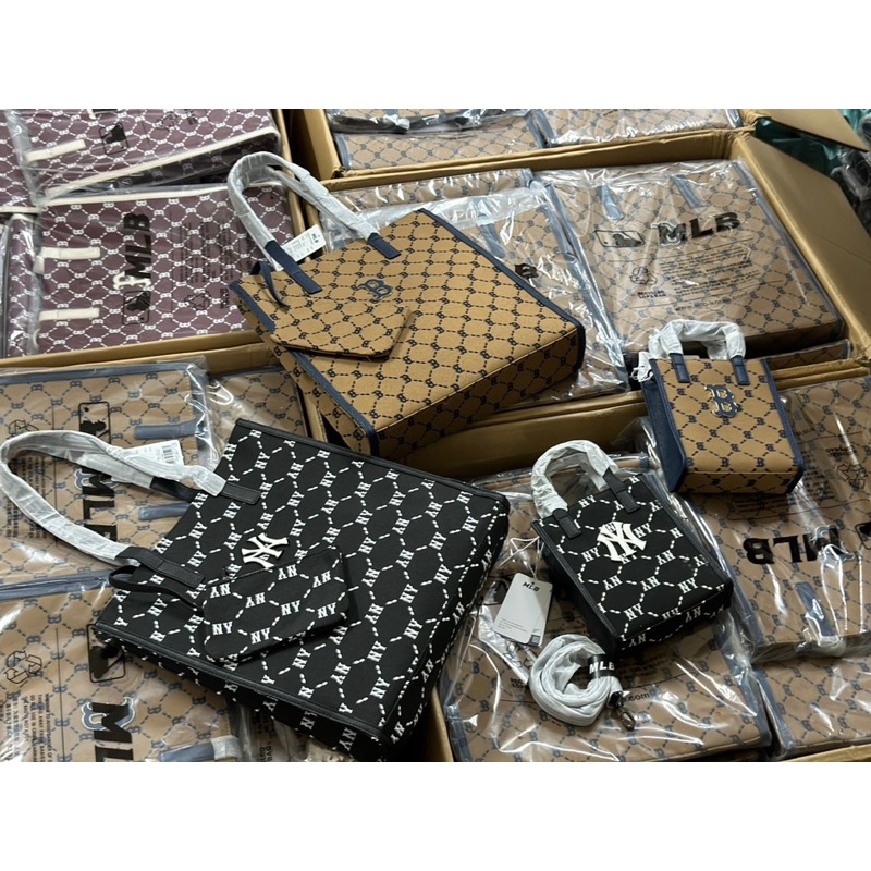 TÚI TOTE KÈM TÚI MINI MONOGRAM M.L.B XUẤT DƯ XỊN