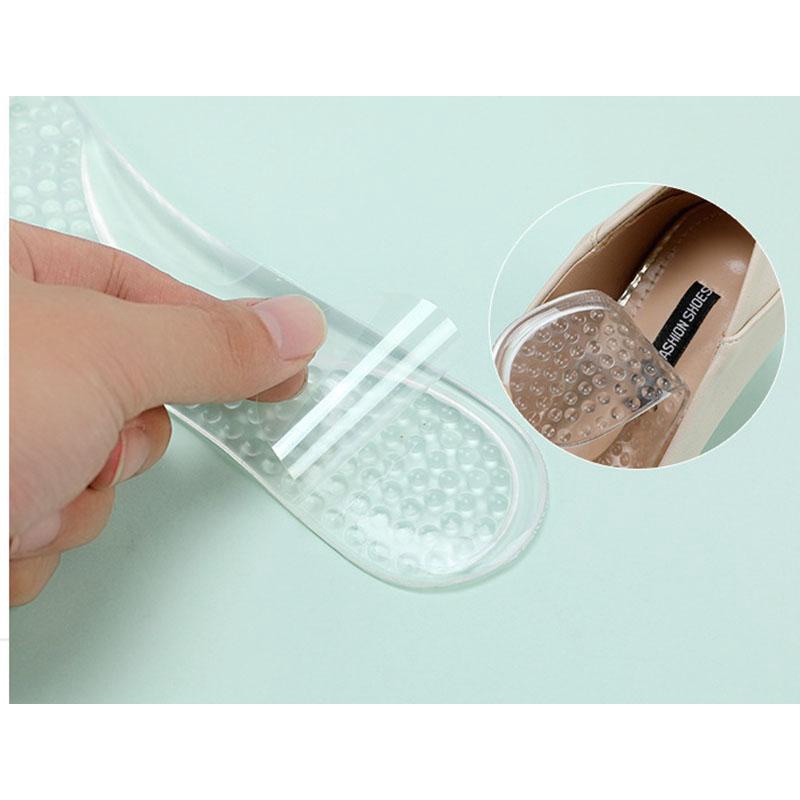 2 Miếng dán lót giày full bàn silicon không màu cho giày dép nữ size 34-40- hickies