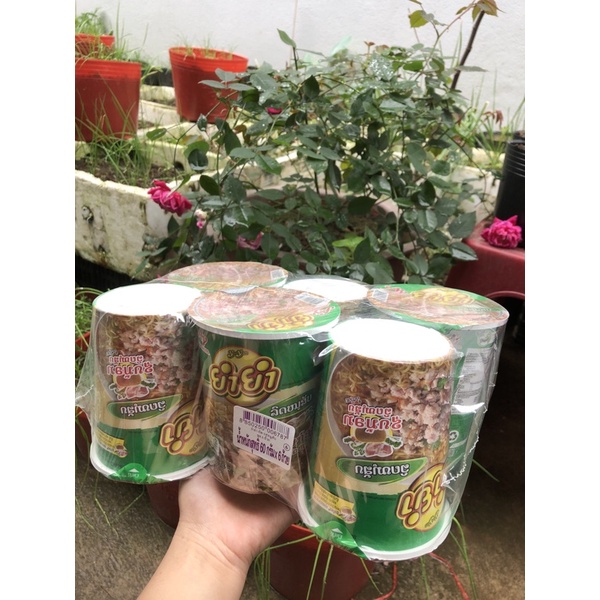 Mì tôm ly Ajinomoto vị thịt bằm lốc 6ly mẫu mới date 12/2023