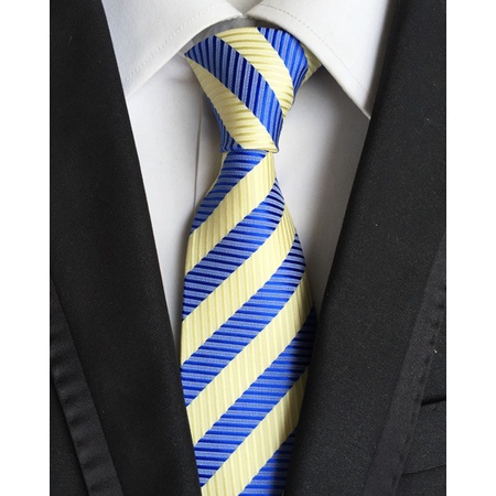 Cà vạt EFAN màu đỏ đen kẻ sọc phong cách cổ điển thời trang cho nam 8cm