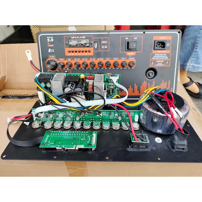 Mạch loa kéo T20 có reverb công xuất 200w