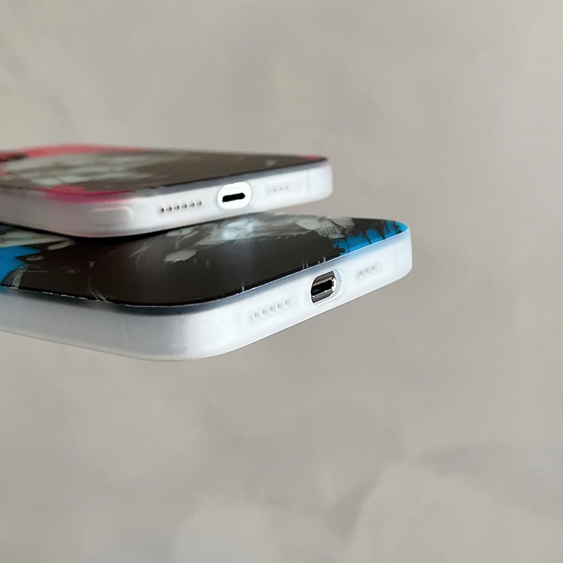 Ốp Điện Thoại Kim Loại Mặt Nhám In Hình Hai Chìa Khóa Cho iPhone 14 Pro 14Plus 13 12 Pro Max 11