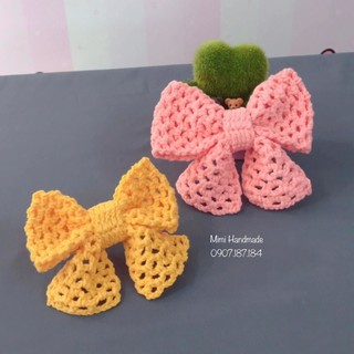Dây buộc tóc, dây cột tóc nơ handmade