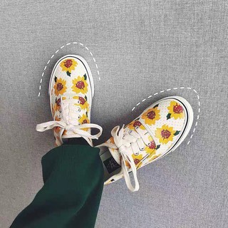 [ORDER] Giày dáng van hoa cúc vàng