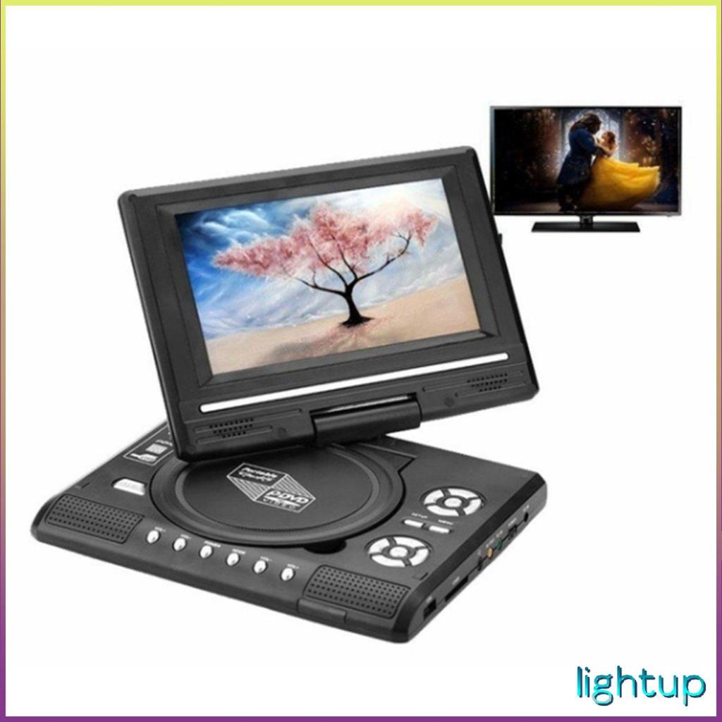 Dvd di động 9,8 inch với tivi mini tích hợp trong pin