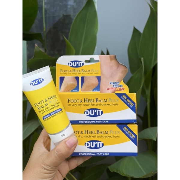 Kem dưỡng và nứt gót chân DU'IT Foot & Heel Balm Plus Dry Skin Foot Cream 50g