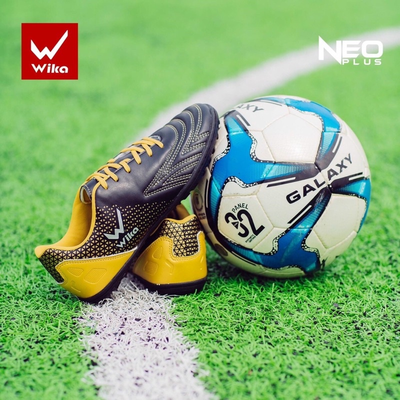 Giày Wika Neo Plus chính hãng nguyên hộp màu xanh giá rẻ cao cấp đá banh bóng sân cỏ nhân tạo tập luyện thi đấu giải nam