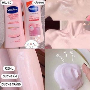 [Siêu phẩm] Sữa dưỡng thể Vaseline trắng da màu hồng 725ml - Làn da trắng sáng hiệu quả sau 2 tuần sử dụng