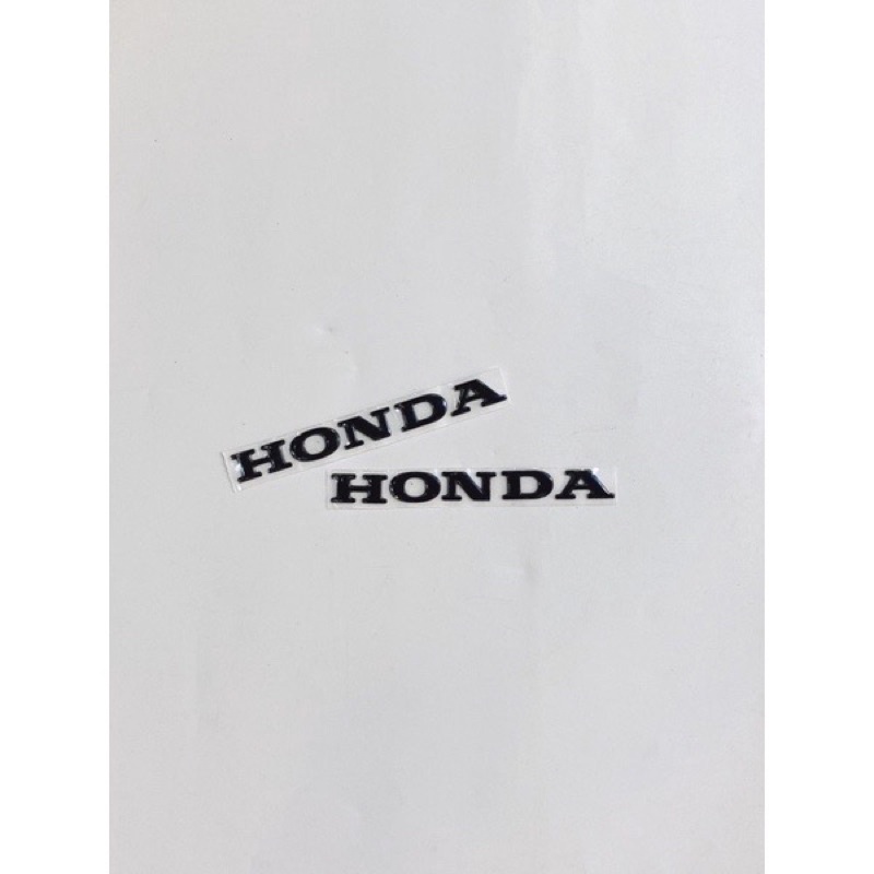 Cặp tem chữ Honda nổi 10x1cm dán trang trí xe máy Vario 125/ Click 125/ AB 125 / FUTURE / LEAD125 / SH MODE / VISION2014
