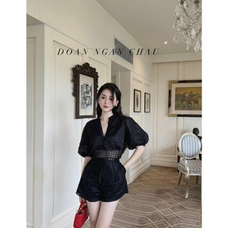 SET ÁO REN TAY PHỒNG KÈM SHORT