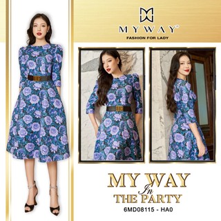 ĐẦM XÒE MY WAY HOA TAY BỒNG CAO CẤP 6MD08115-HA0