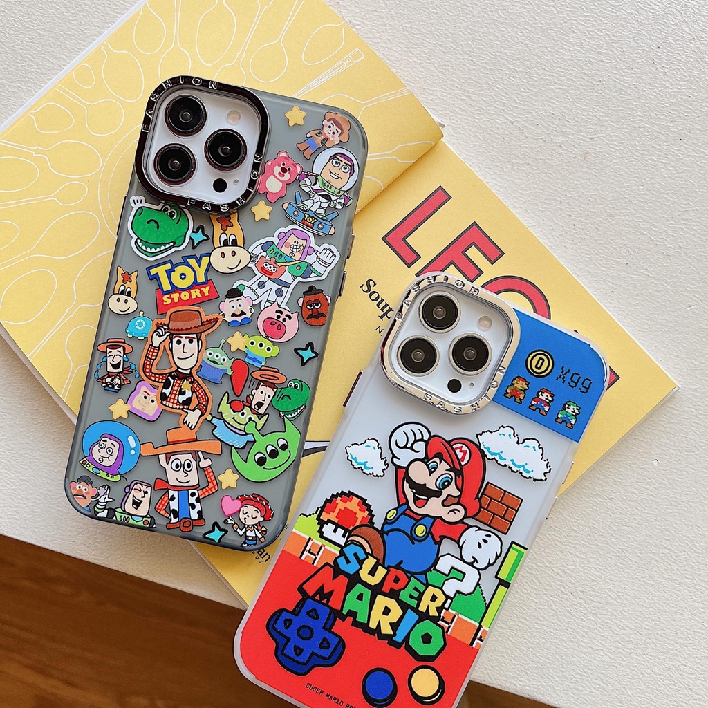 Ốp Điện Thoại Silicon TPU Mềm Trong Suốt Họa Tiết Hoạt Hình Toy Story Cho iPhone 14 13 12 11Pro Max 14 Plus