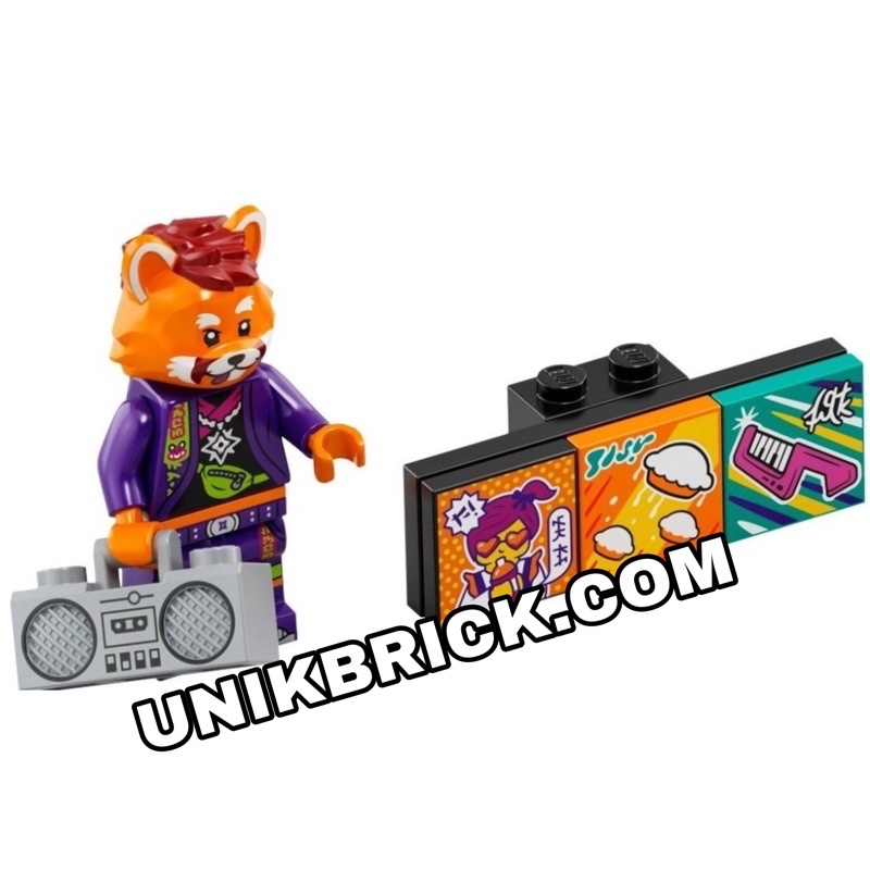 Lego UNIK BRICK Vidiyo Red Panda Dancer chính hãng (như hình)