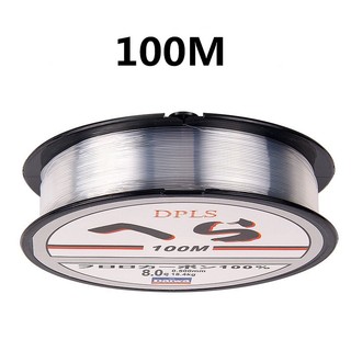 1 cuộn dây cước câu cá trong suốt siêu bền dài 100m