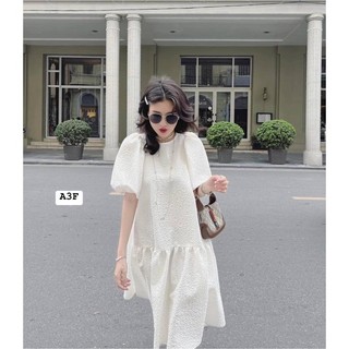 váy hoa nổi 2 màu