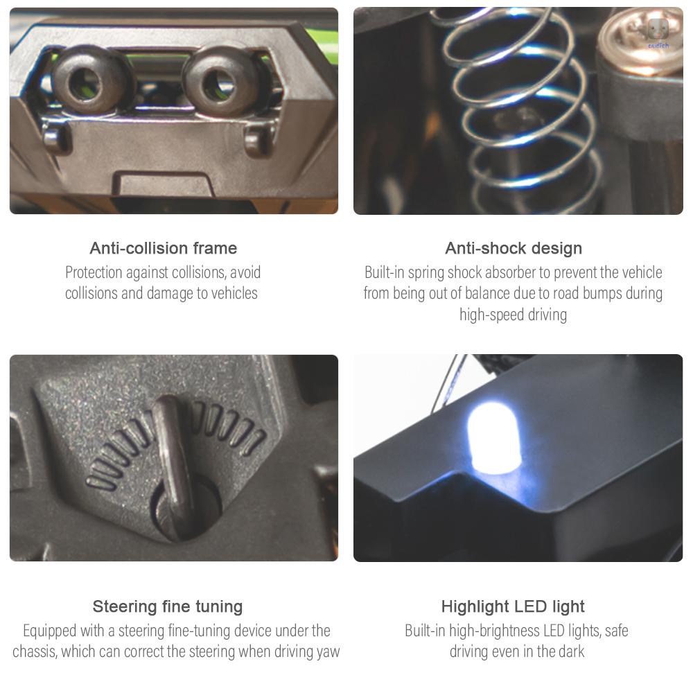 Xe Hơi Điều Khiển Từ Xa a2hovn S638 Mini Tốc Độ Cao Với 3 Pin 2.4GHz 1: 32 RC