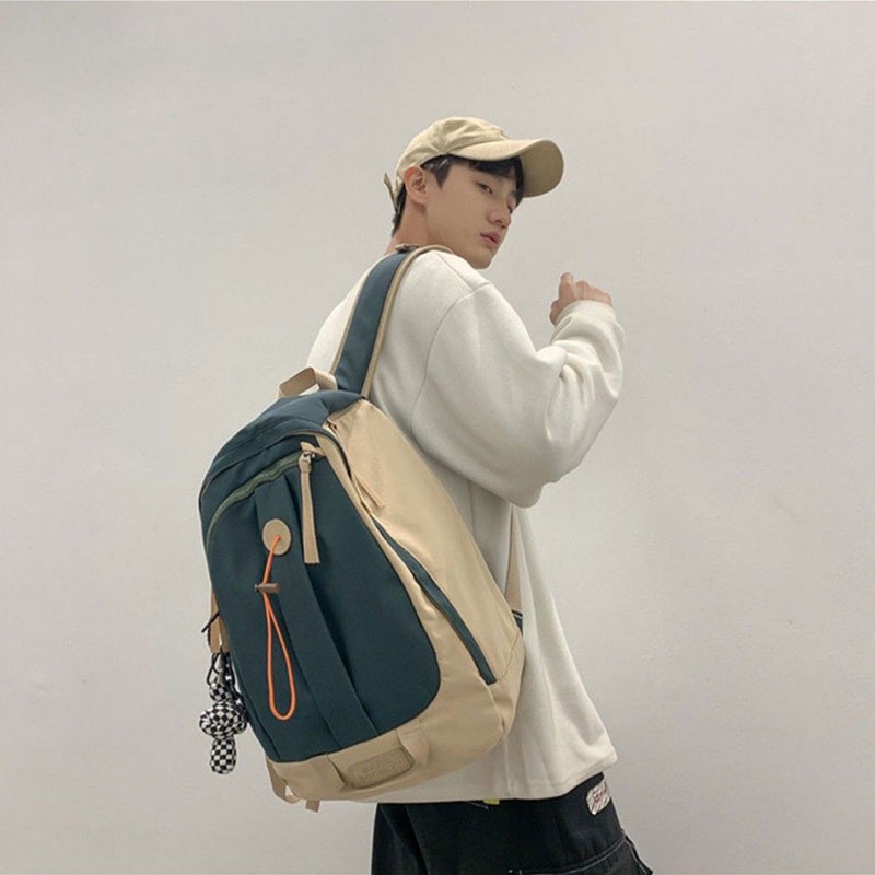 Bololo Ba Lô Học Sinh Sức Chứa Lớn Màu Sắc Tương Phản