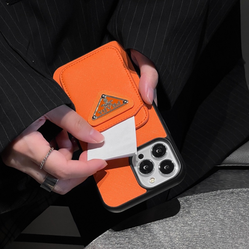 Ốp Điện Thoại Màu Trơn Có Ngăn Đựng Thẻ Sang Trọng Cho iPhone 14 13 12 11 Pro Max XS XR X 8 7 Plus Edge